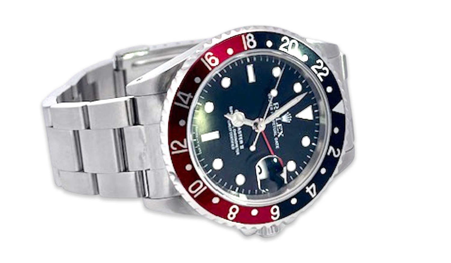 Vintage Rolex GMT watch with box and receipt