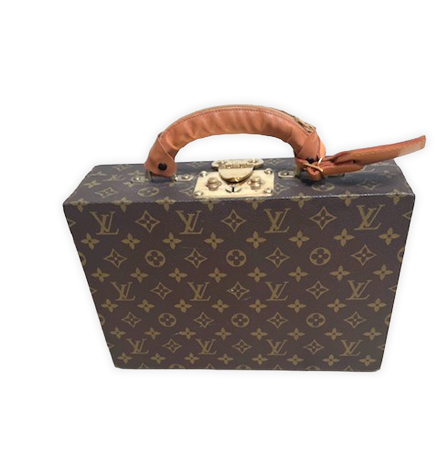 Louis Vuitton monogram jewelry case with keys