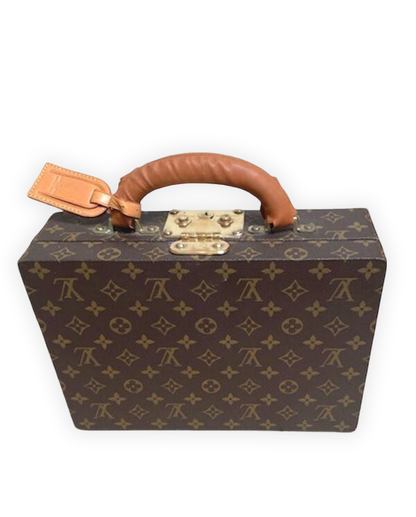 LV signature jewelry box with handle cover