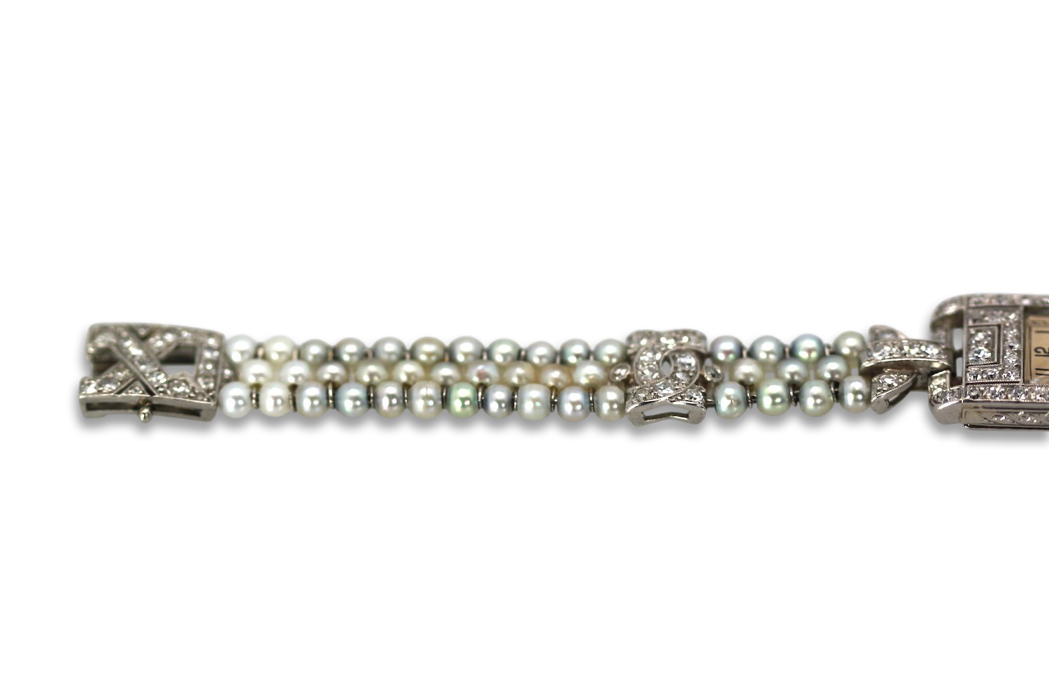 Ladies antique diamond watch