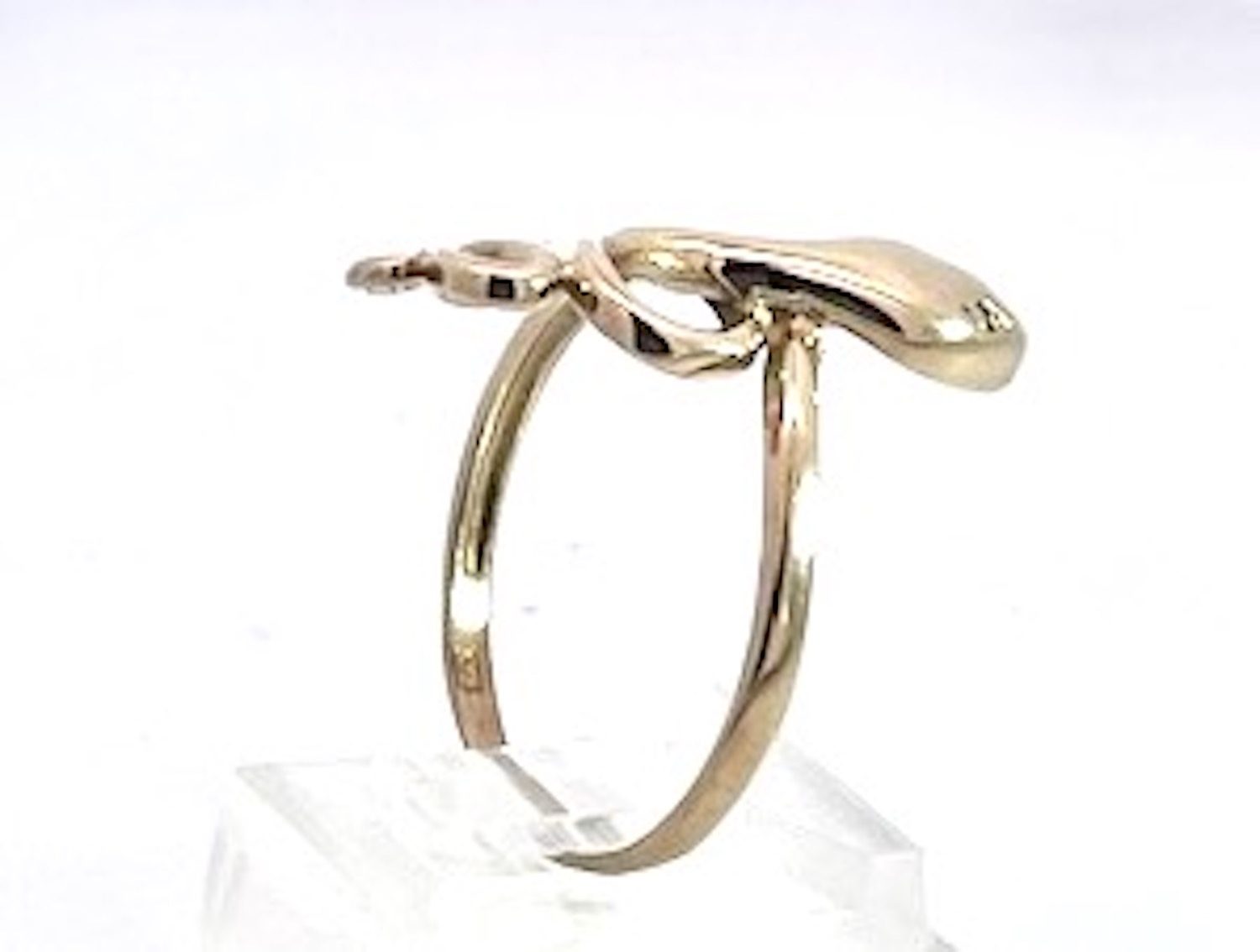 Minimalist Snake Ring 14K