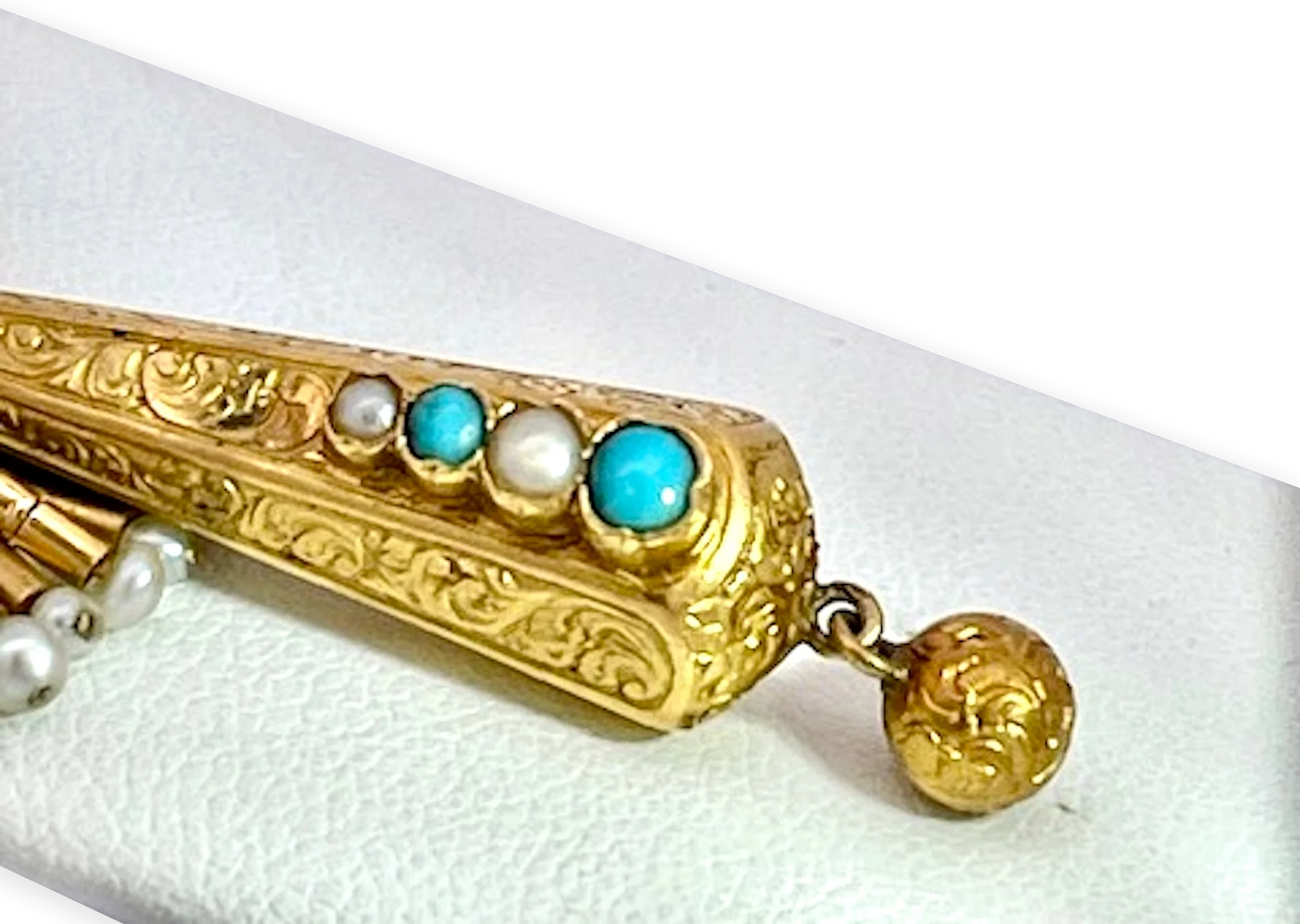 Snake Pendant Brooch 18K French