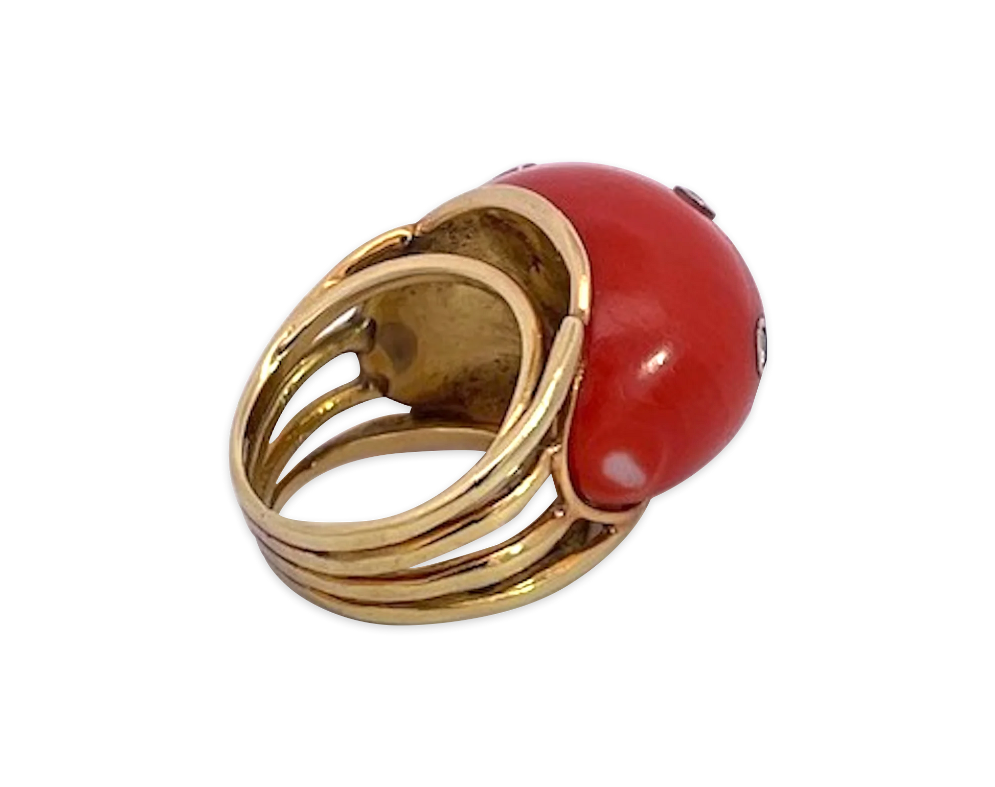 Coral Dome Ring