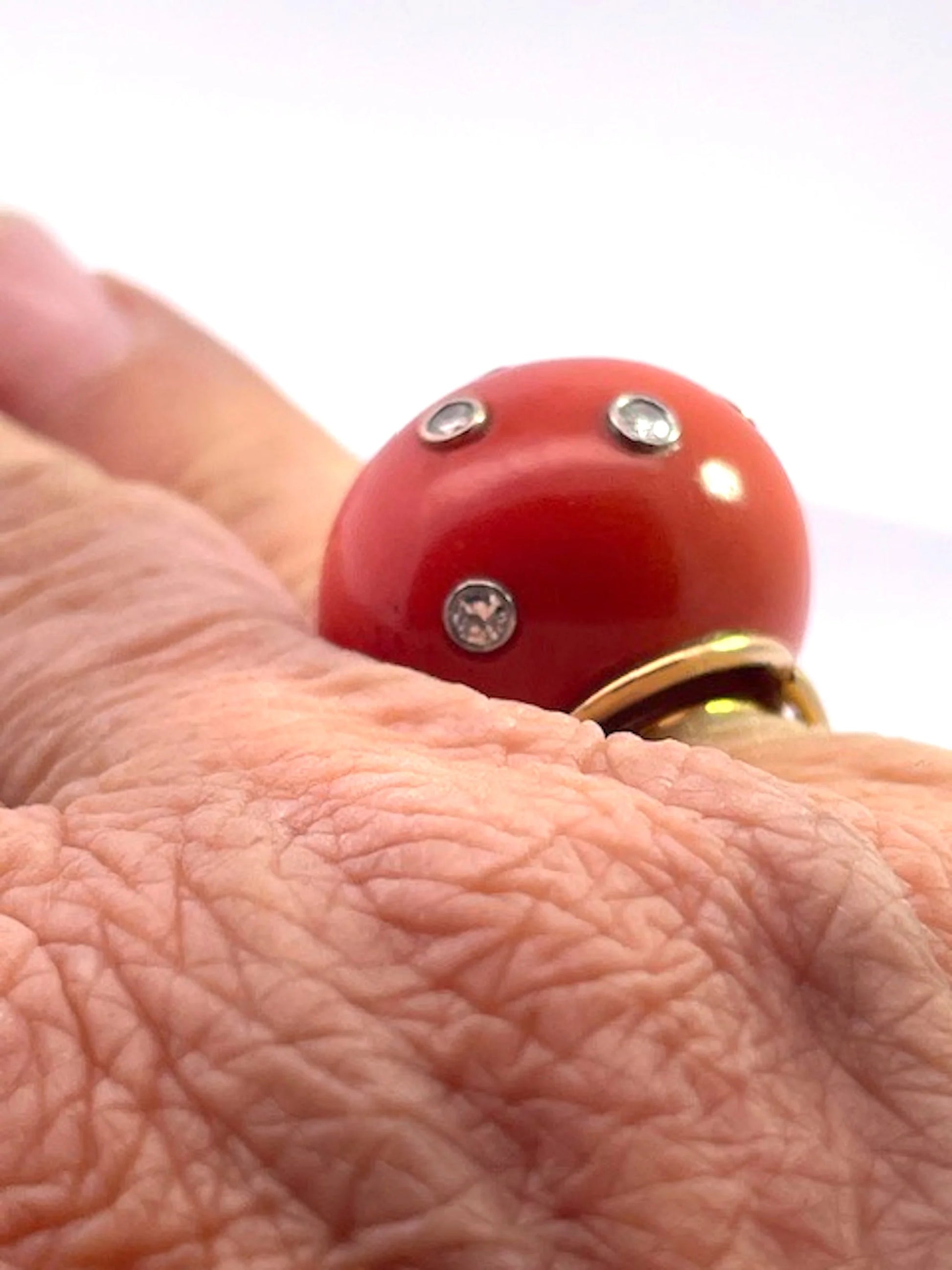 Coral Dome Ring