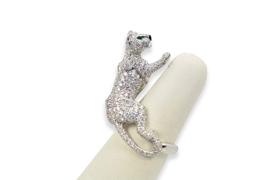 Cartier Diamond Walking Panthere Ring