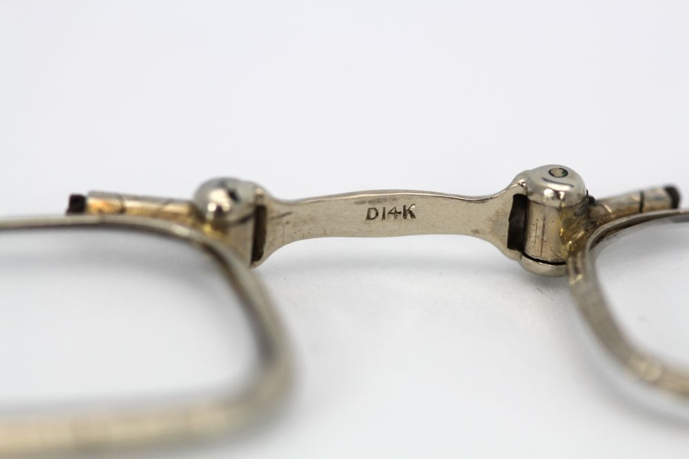 Art Deco Lorgnette With 26" Chain