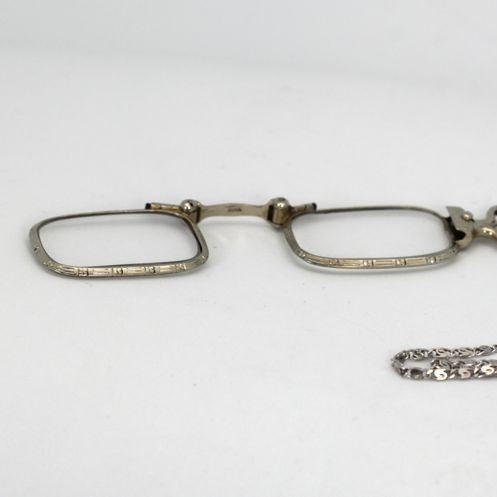 Art Deco Lorgnette With 26" Chain