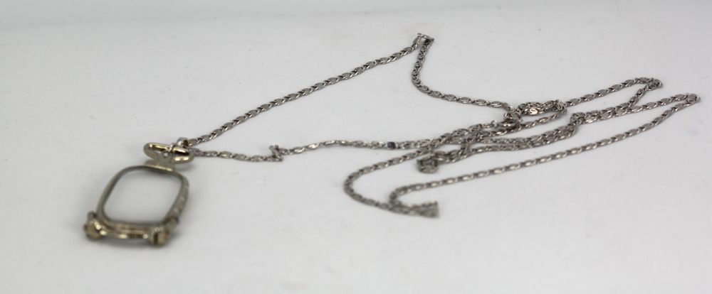 Art Deco Lorgnette With 26" Chain