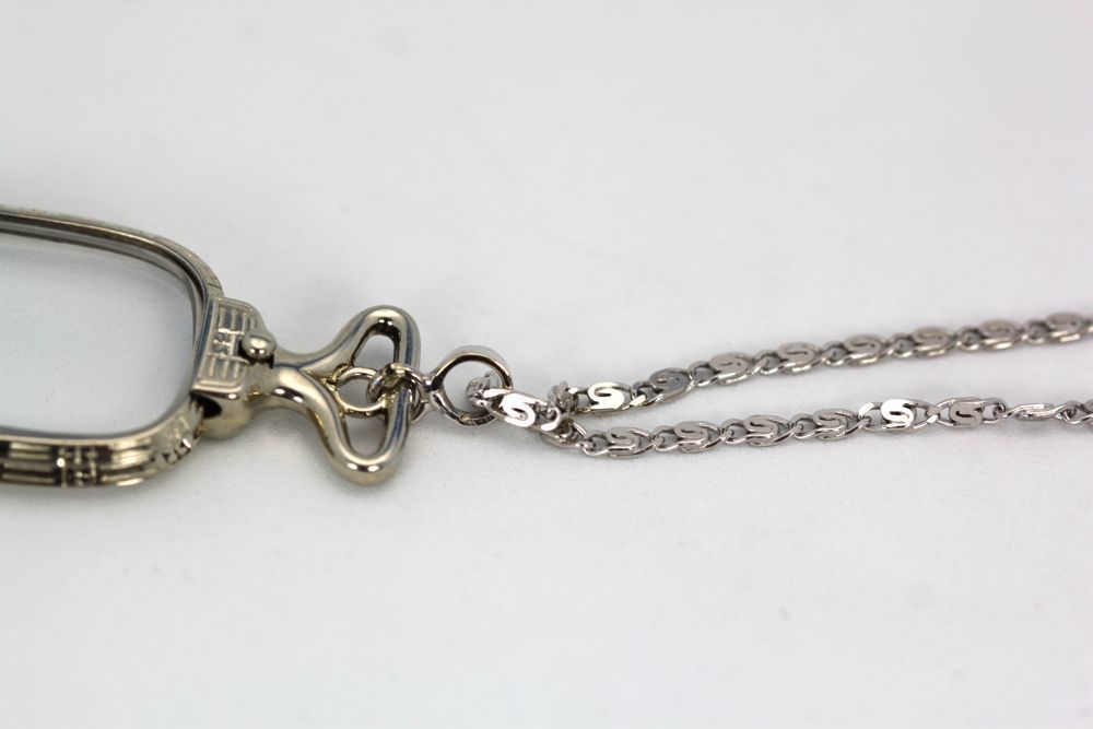 Art Deco Lorgnette With 26" Chain