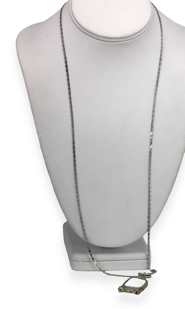 Art Deco Lorgnette With 26" Chain