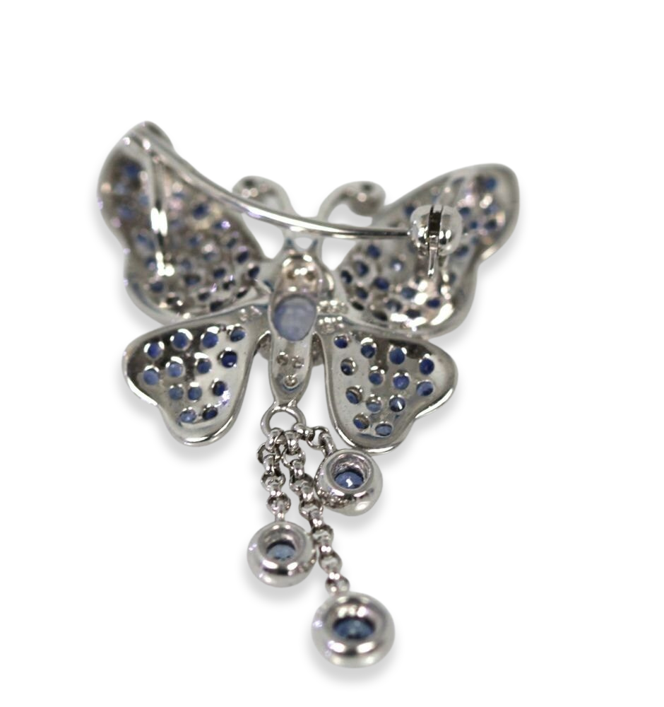 Vintage Gold Butterfly Brooch