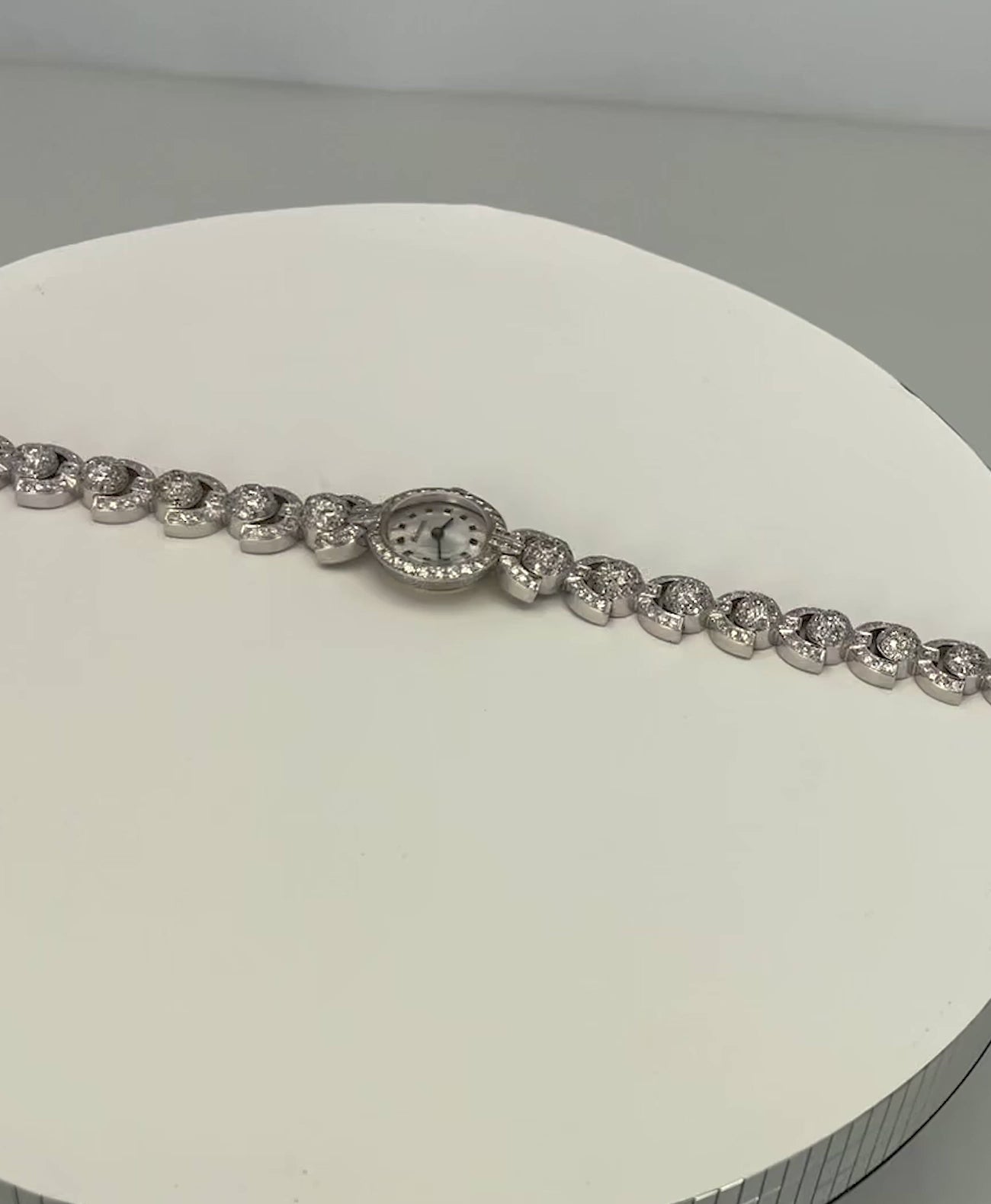 1950's Ladies Unique Diamond Cocktail Watch