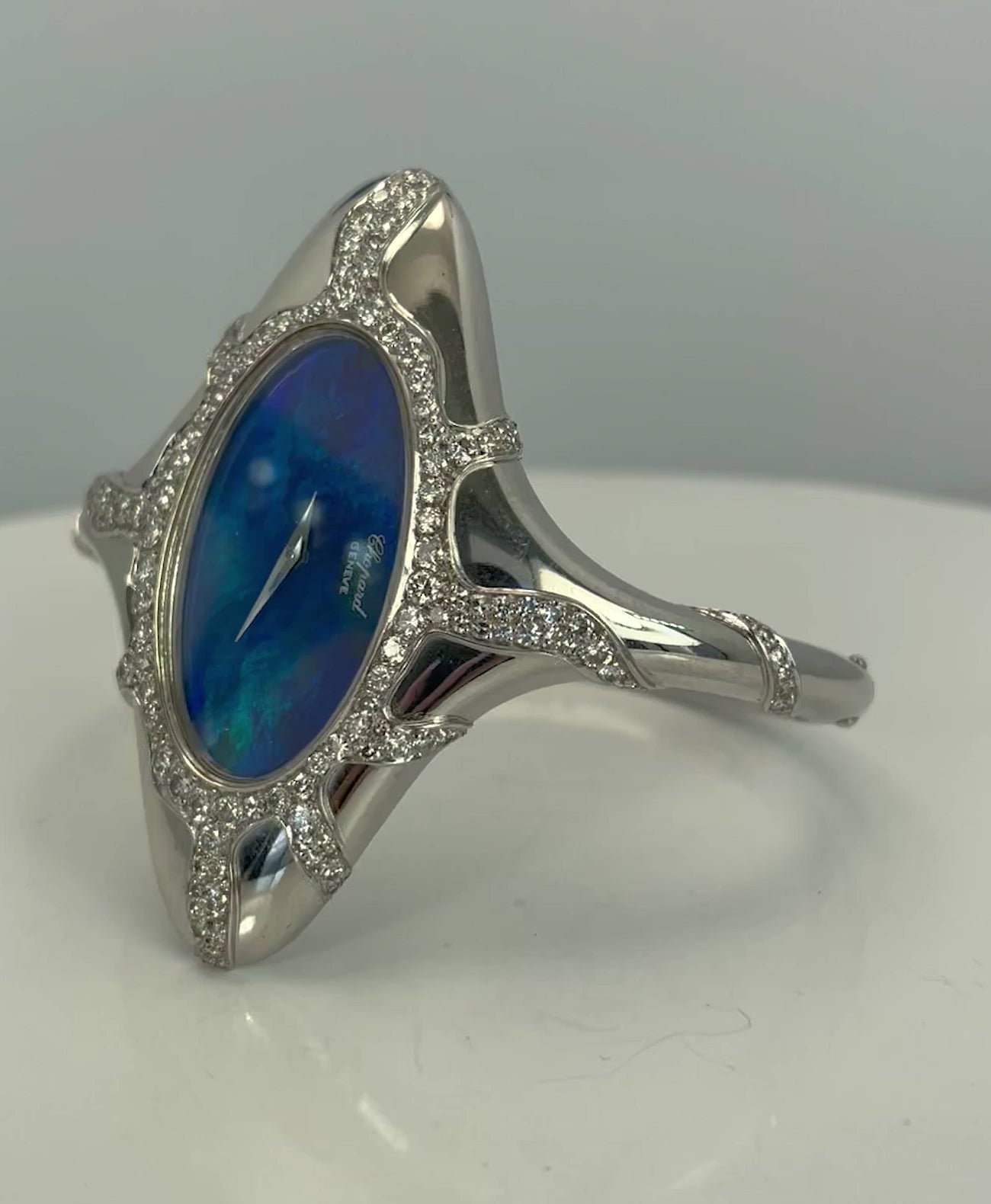 Chopard Black Opal Face Ladies Wristwatch 1970