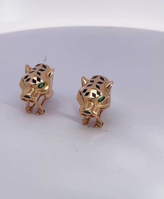 Cartier Spotted Panther Earrings