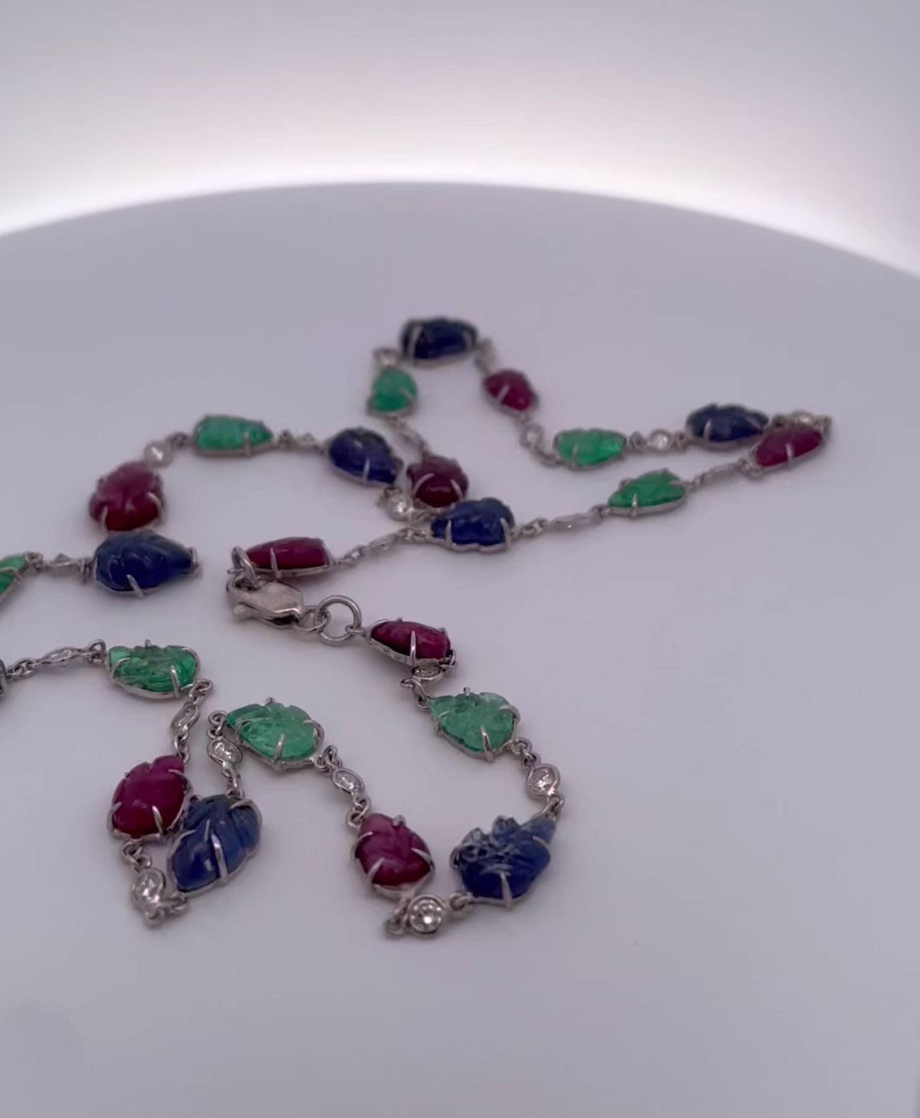 22-inch Tutti Frutti necklace