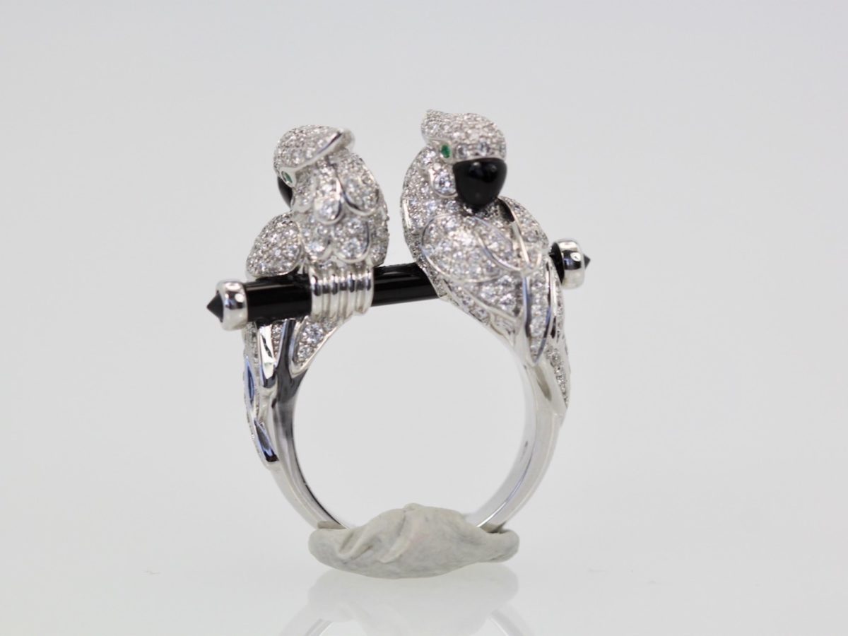 Cartier Les Oiseau Liberes Double Parrot Ring