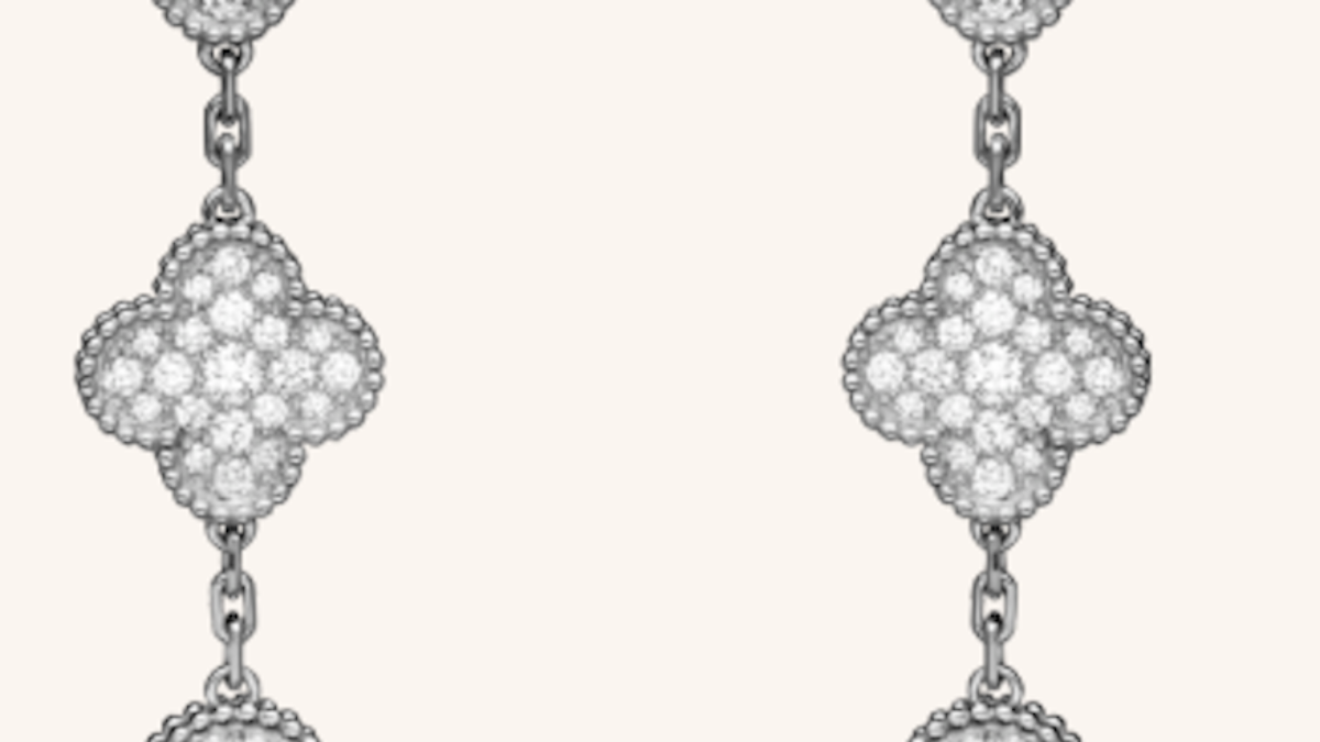 Van Cleef & Arpels Magic Alhambra Diamond 3 Clover Earrings – Cris Notti  Jewels