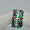 Tutti Frutti Carved Stones Diamond Bracelet - model 2