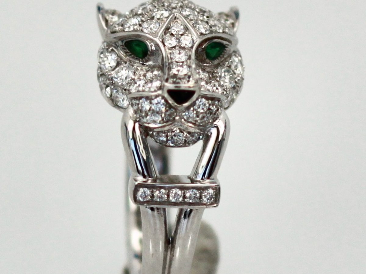 Cartier panther best sale head ring