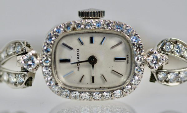 Movado Ladies Diamond Wristwatch 14K