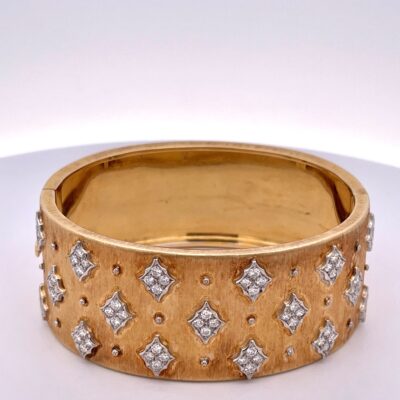 Mario Buccellati Gold Bracelet with Diamonds 18K