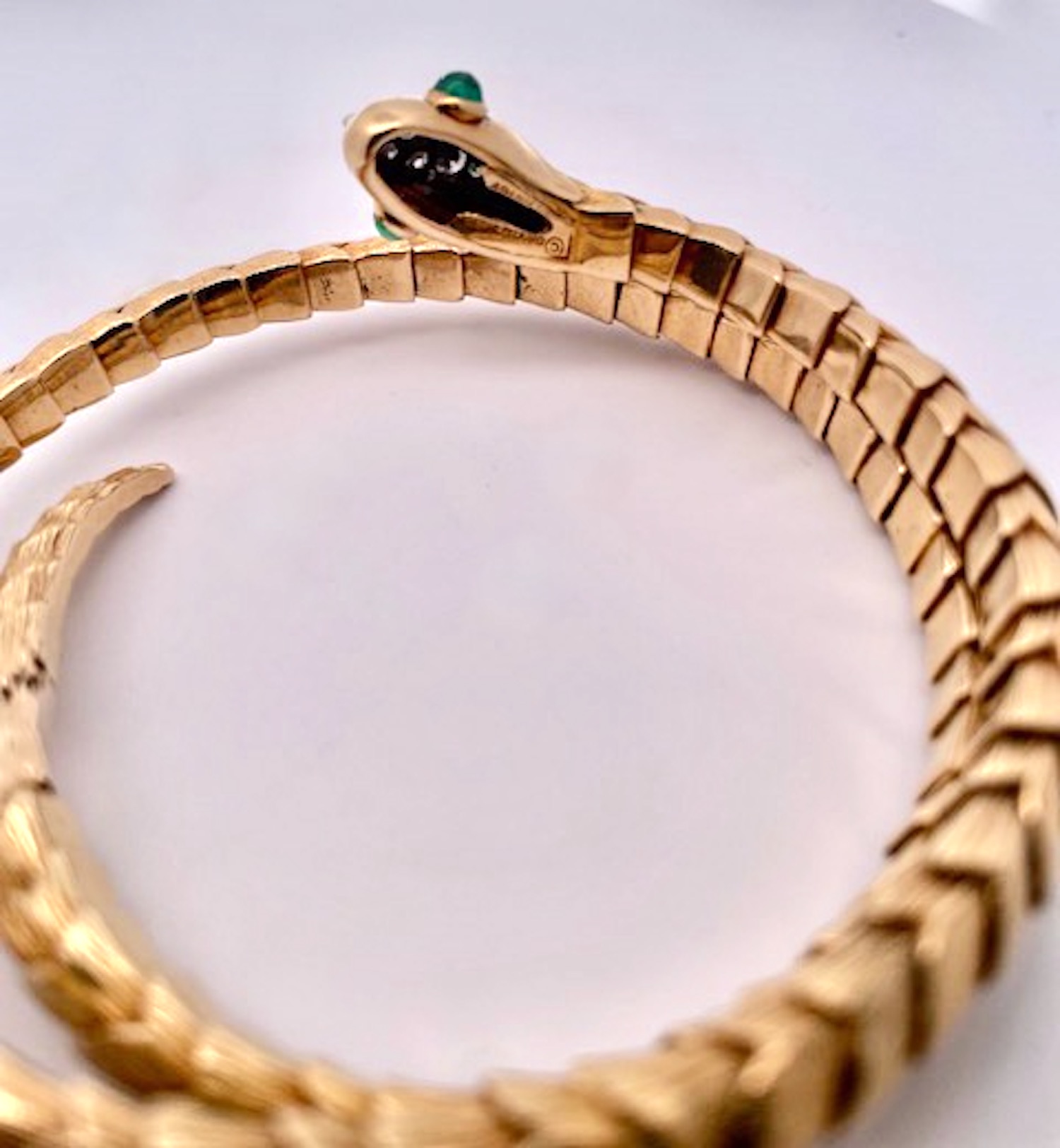 David Webb Rare Snake Bracelet 18K