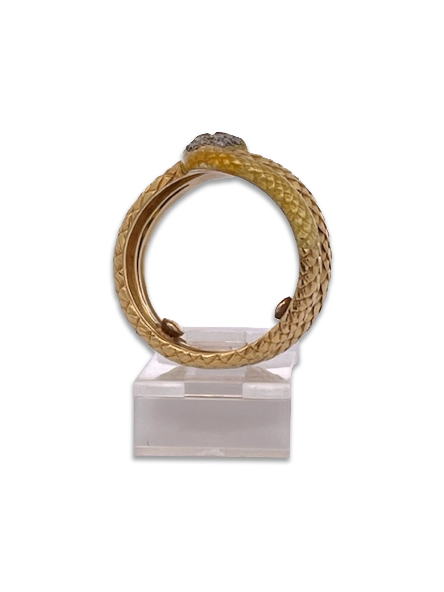 Masriera 18K Enamel Snake Ring - Detail View 6 | Cris Notti Jewels