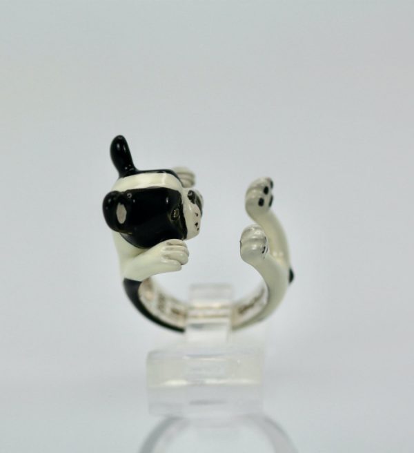 Enamel Silver Boston Terrier Dog - Fine Estate & Vintage Jewelry | Cris Notti Jewels