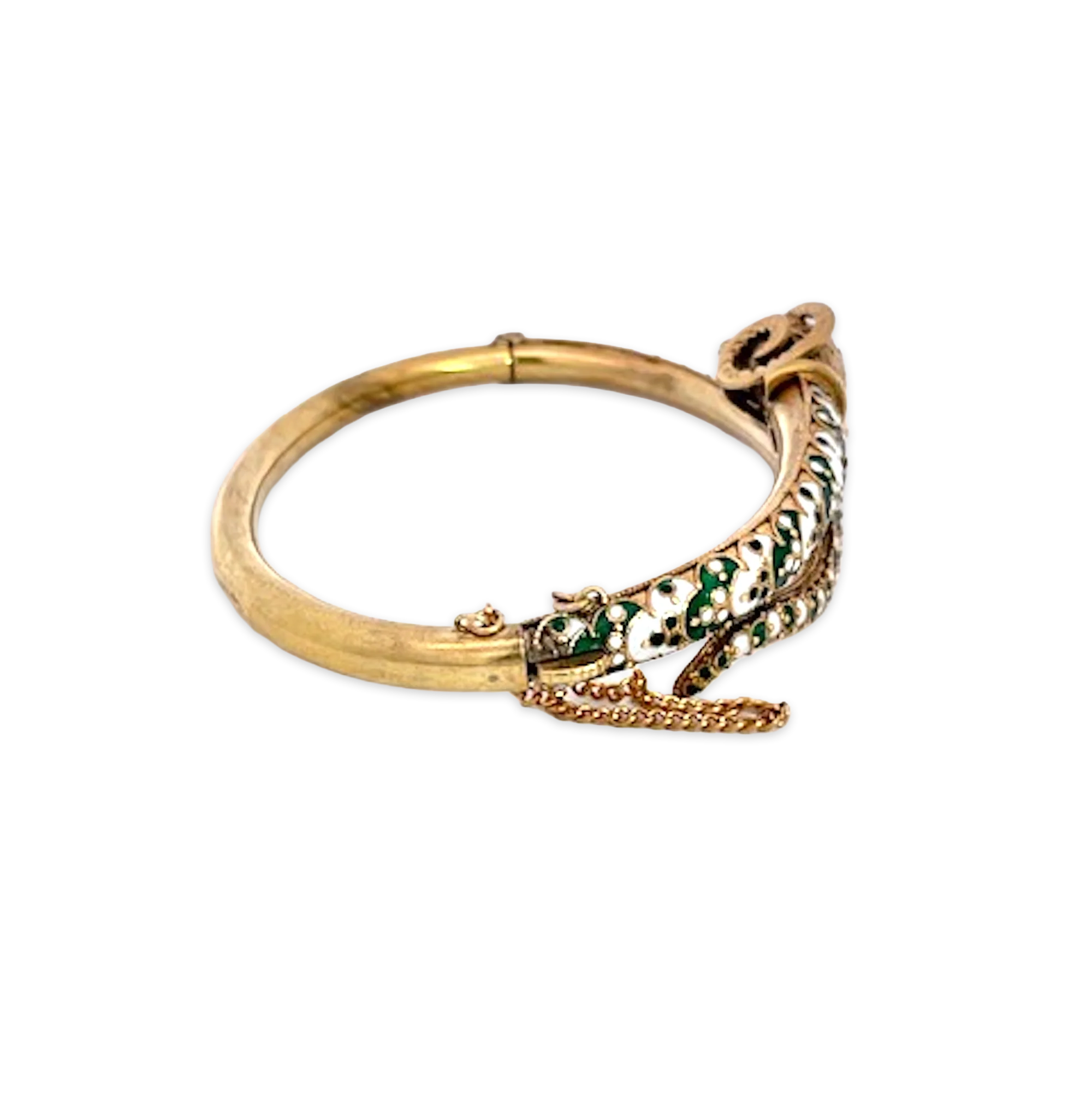 Enamel Ram Bracelet 9K - Detail View 10 | Cris Notti Jewels