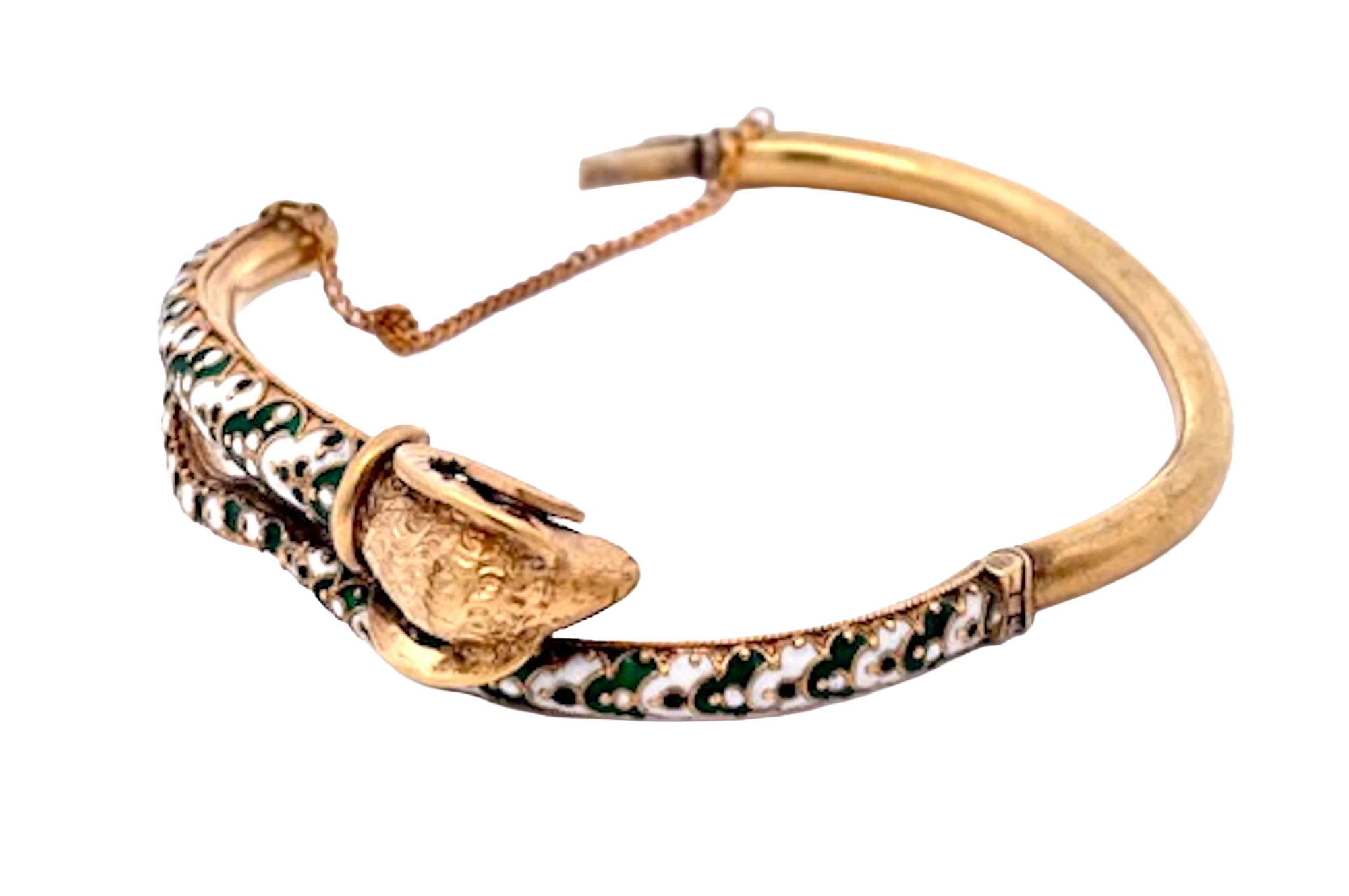 Enamel Ram Bracelet 9K - Detail View 2 | Cris Notti Jewels