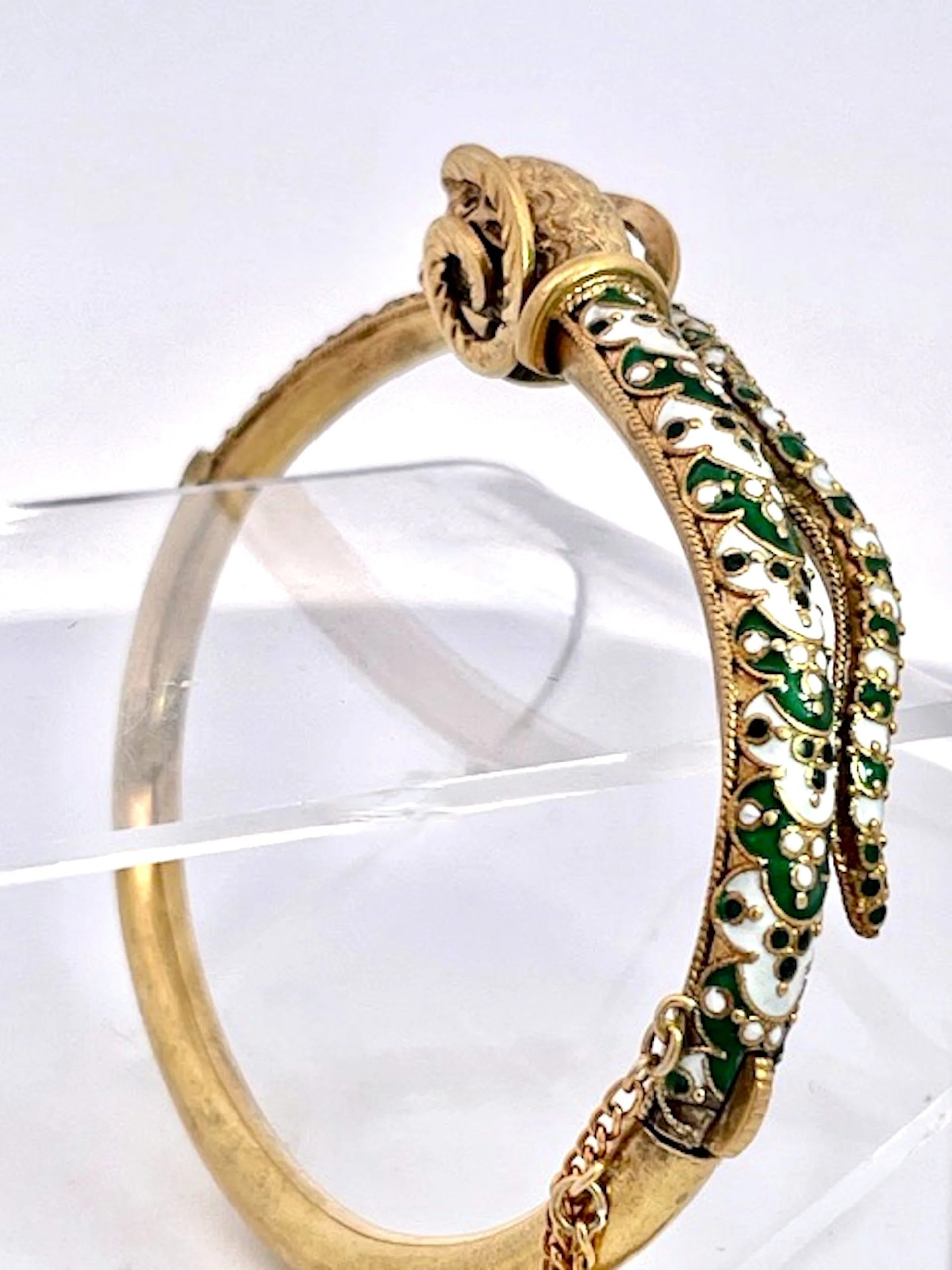 Enamel Ram Bracelet 9K - Detail View 6 | Cris Notti Jewels