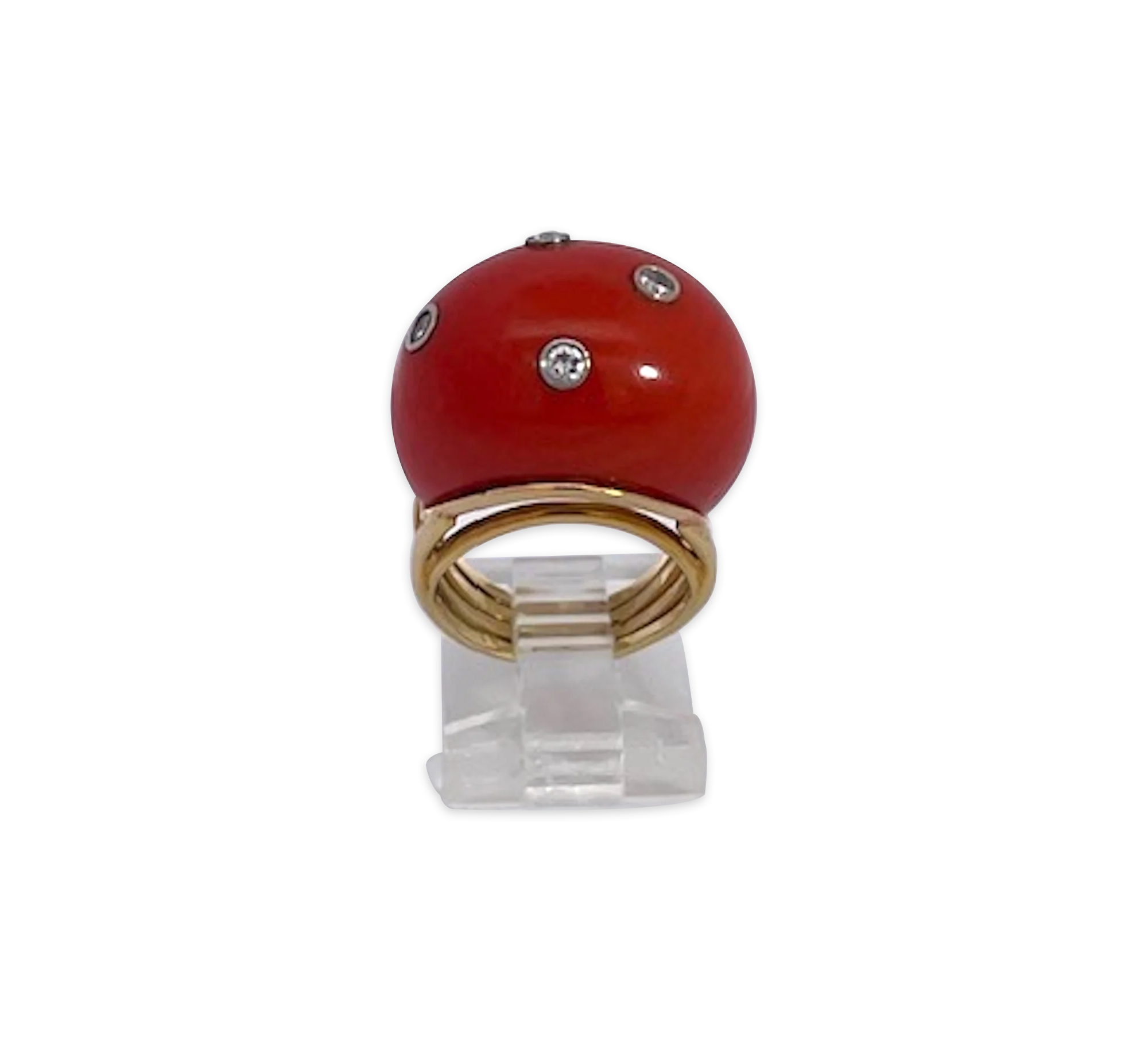 Coral Dome Ring