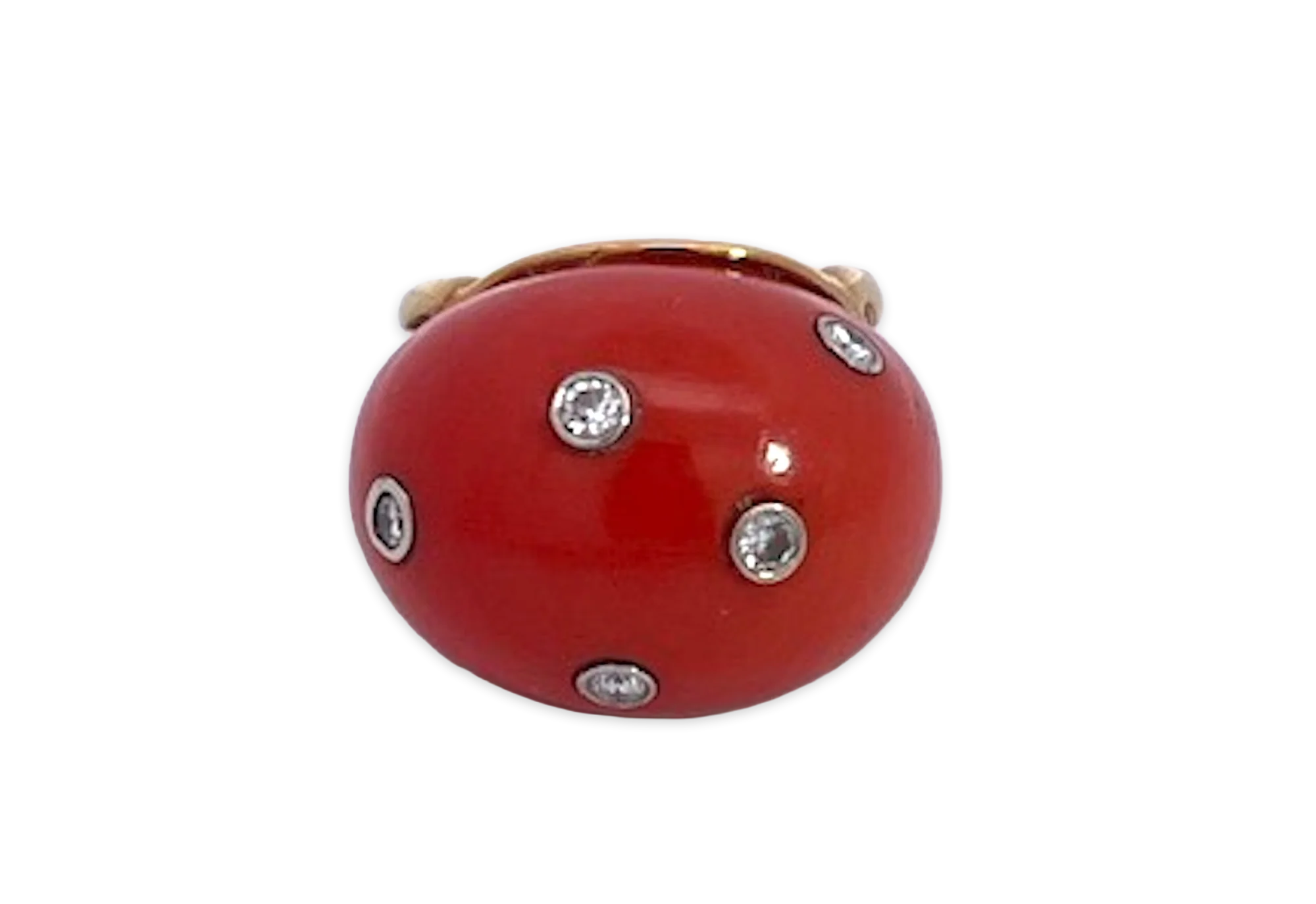 Coral Dome Ring