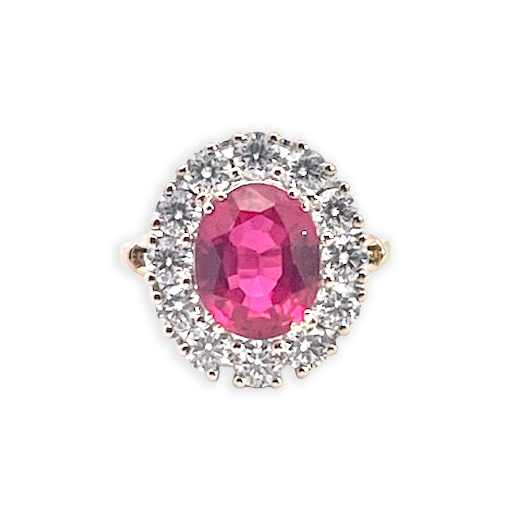 18K Yellow Gold Ruby and Diamond Ring - Detail View 8 | Cris Notti Jewels