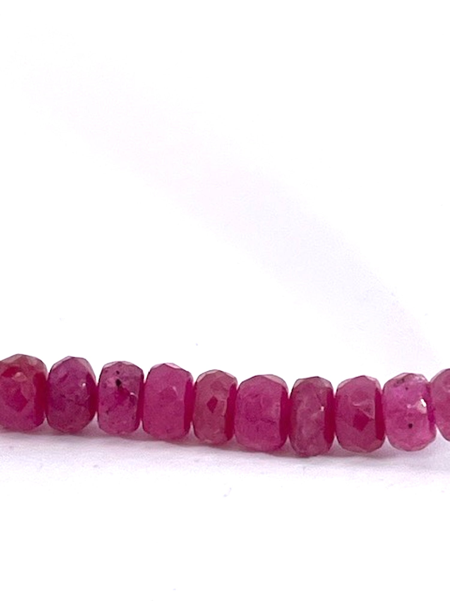 Ruby Beads on Silver - Detail View 9 | Cris Notti Jewels