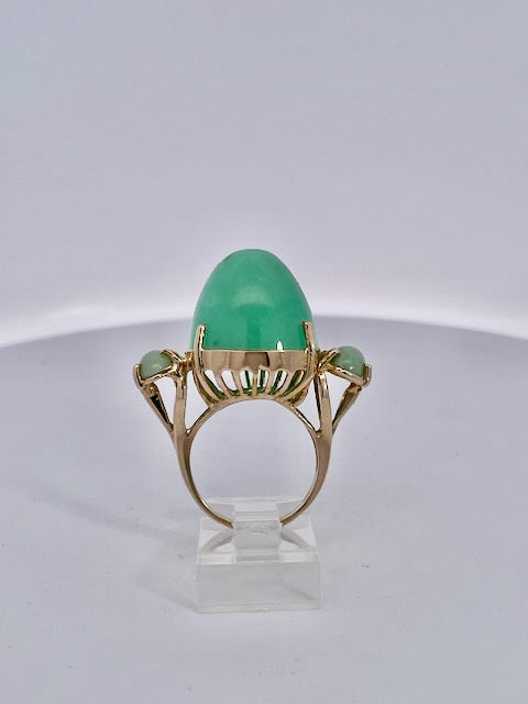 Chrysoprase Bullet Ring - Detail View 6 | Cris Notti Jewels